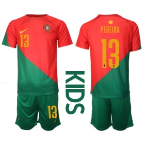 Portugal Danilo Pereira #13 Hemmakläder Barn VM 2022 Kortärmad (+ Korta byxor)